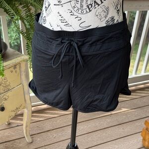 Athleta Black Women's Athletic Swim Shorts